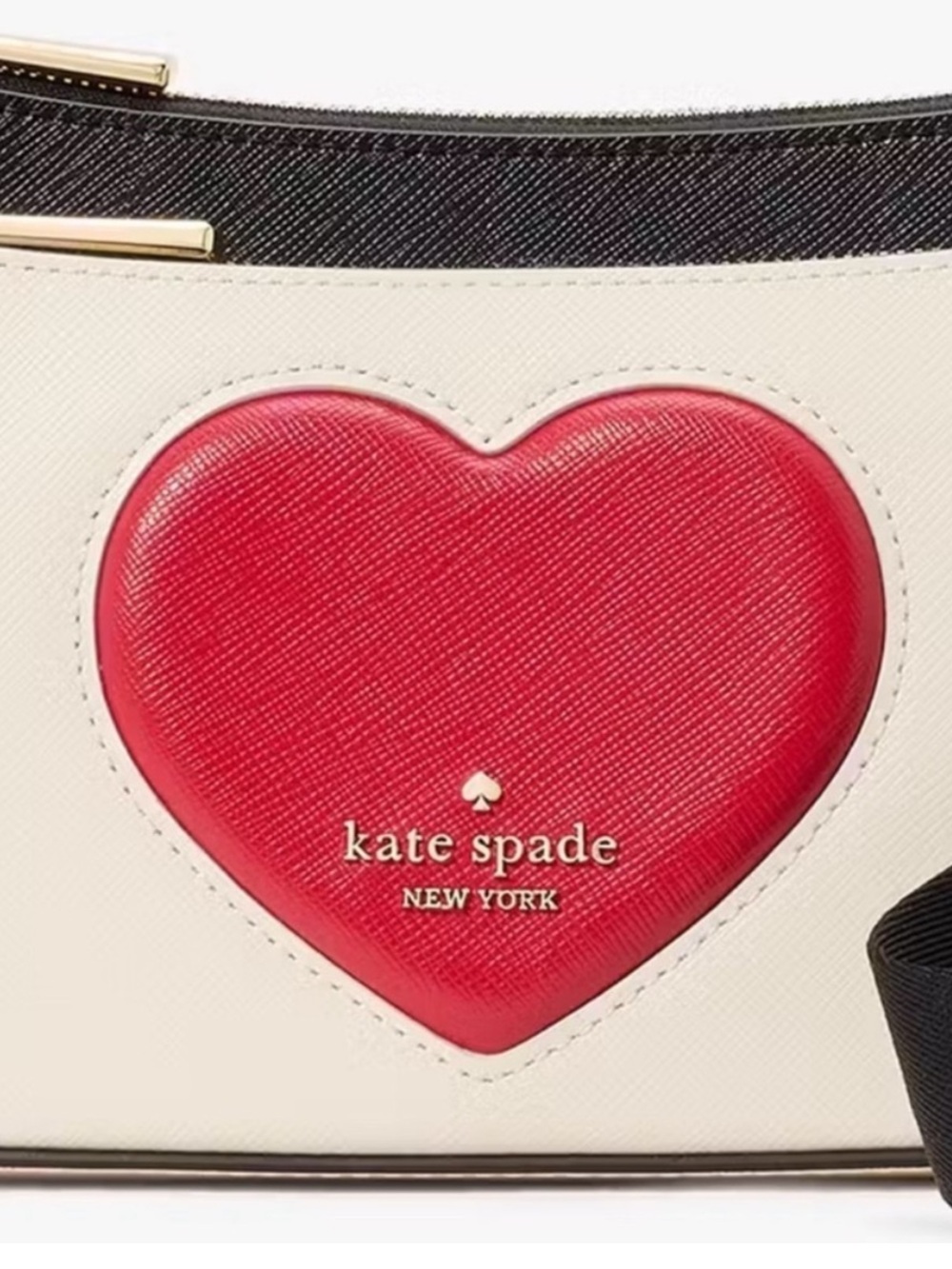 Kate Spade 2 in 1 Duet Puffy Heart Crossbody Bag NWT - Picture 11 of 14